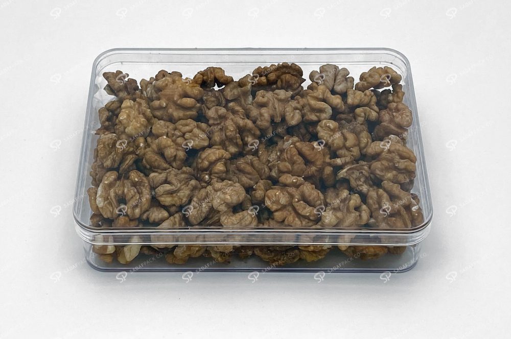 ظرف کریستالی مستطیل خرما و اجیل