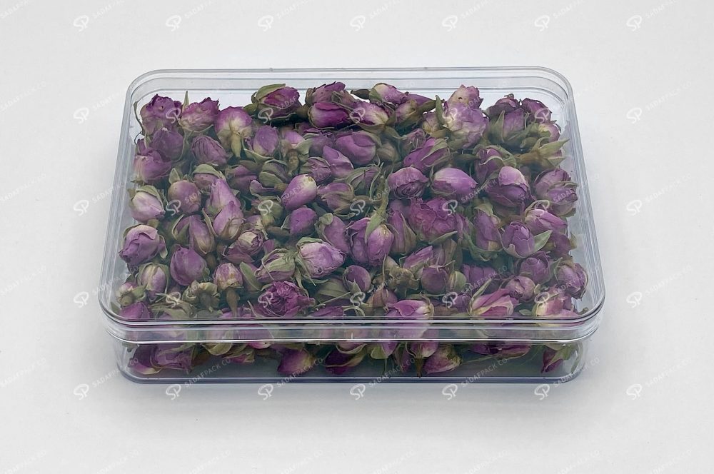 ظرف کریستالی مستطیل خرما و اجیل