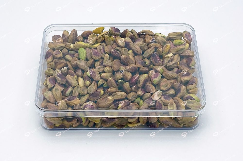 ظرف کریستالی مستطیل خرما و اجیل