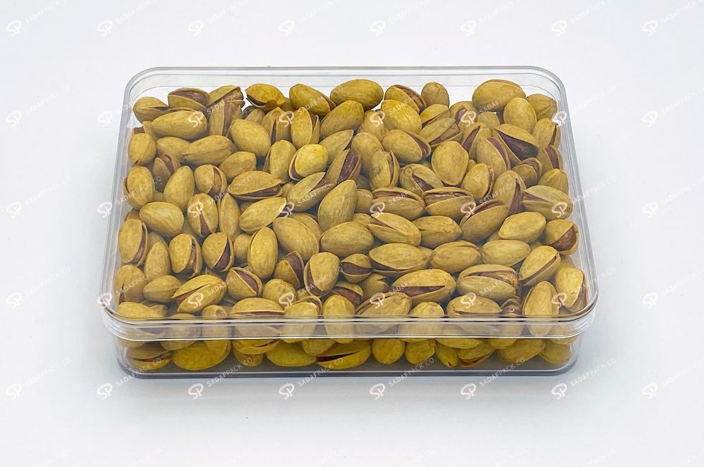 ظرف کریستالی مستطیل خرما و اجیل