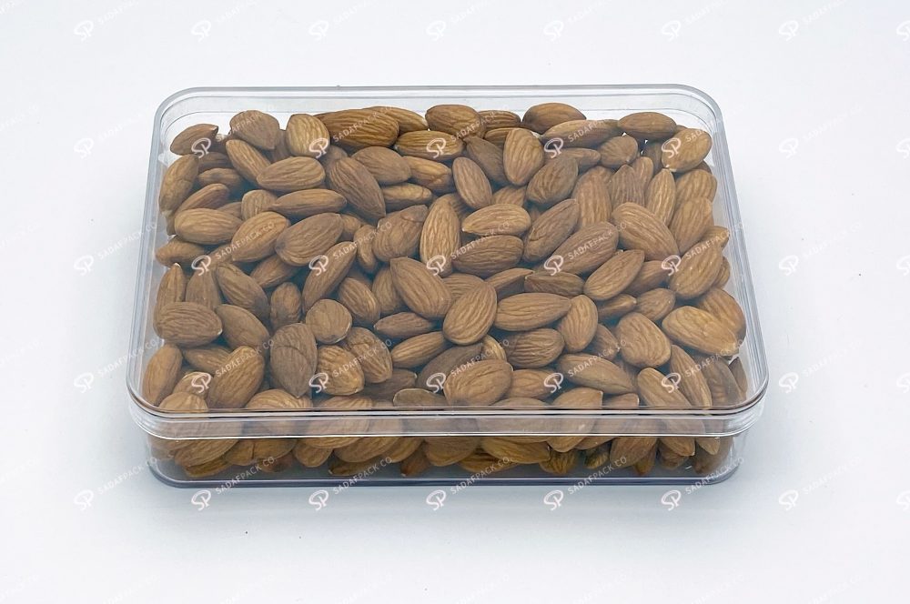ظرف کریستالی مستطیل خرما و اجیل