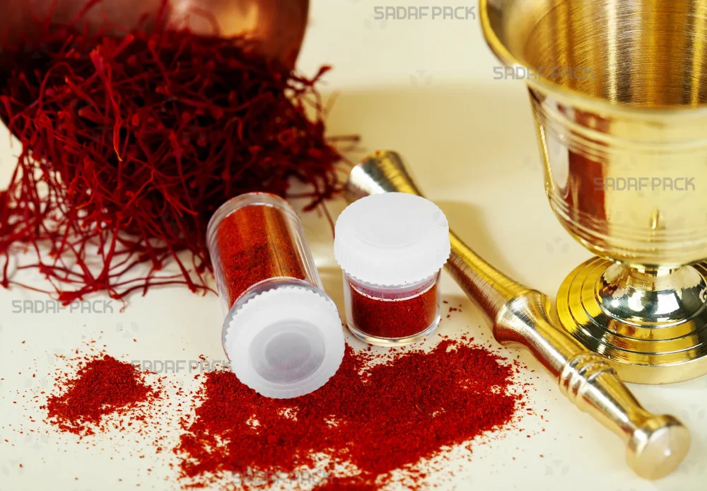 ظرف پودری درب سفید