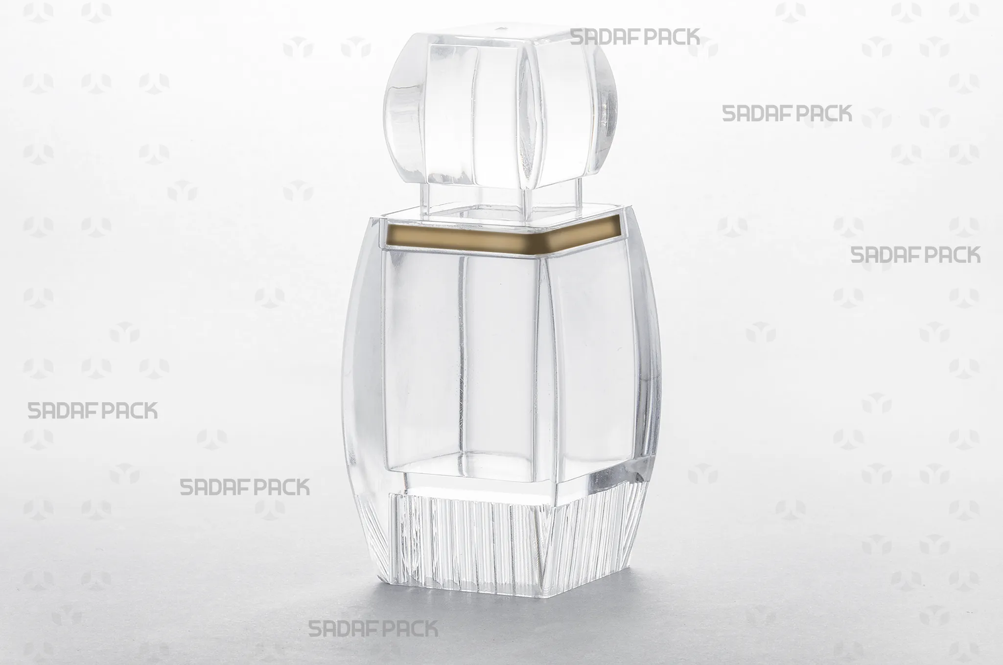 ظرف کریستالی بستهبندی سری آذین لارج کف بالا تولید صدف پک