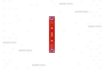 برچسب نواری برش‌دار 15×3 سانتی‌متر صدف پک با طرح گل زعفران و قابلیت چاپ برای پلمپ کردن درب قوطی‌های کریستالی و فلزی زعفران